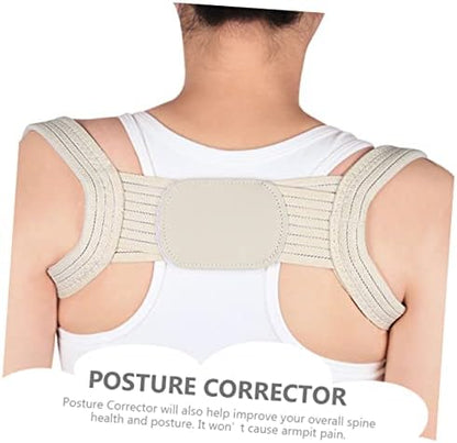 VALICLUD Adjustable Posture Corrector Strap for Men Women and Boys and Girls Back Brace for Improved Sitting and Standing Posture Lightweight and Comfortable Correction Belt XS (50-75 lbs)