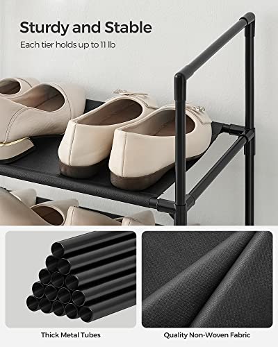Shoe Rack, 10-Tier Shoe Shelf, Shoe Storage Organizer