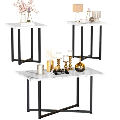 Coffee Table Set Of 3, Coffee Table And End Table Sets For Living Room