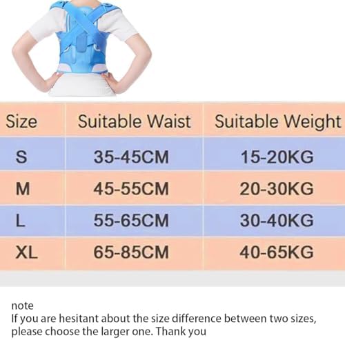 Posture Correctors For Kids, Boys Girls Teens Children Back Straightener Lumbar Support Belt Back Brace Scoliosis Correction Belt For Neck Spinal Shoulders(Pink,Medium)