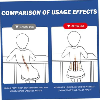 Back Brace Corrector, Adjustable Hunchback Corrector, Breathable Back Straightener, Pain Relief Improve Thoracic Kyphosis Spine for Men Women, L