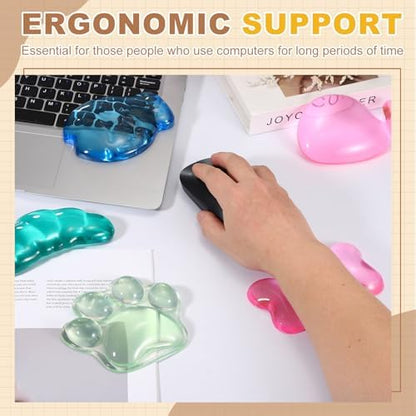 PATIKIL Gel Wrist Rest, Wrist Support for Mouse Spiral Shape Ergonomic Mouse Pad Soft Silicone Support Comfortable Cushion for Computer Gaming Office Home, Green