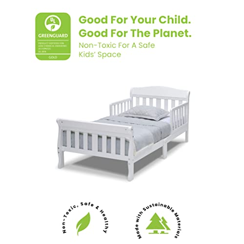 Canton Toddler Bed, White