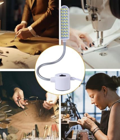 36LED Sewing Machine Light, 6.56ft Long Cord, Magnetic Base Task Work Lamp