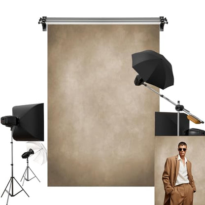 Kate 10x10ft/3x3m Tan Backdrop Light Yellow Background Khaki Fawn Portrait Photography Abstract Backdrop Photography Studio Props Photographer - color: Tan, size: 10x10ft