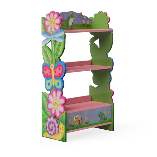 Magic Garden Multi-Tiered Wooden Children's Bookshelf