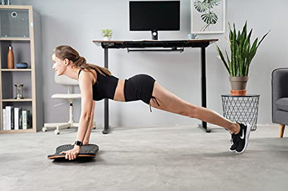 Standing Desk Mat Balance Board, Obsidian Black