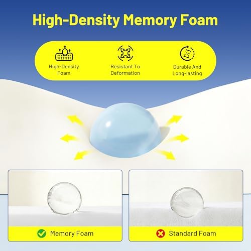 Car Pillow for Subaru Forester,Car Neck Pillow,Lumbar Support Pillow for Car,Memory Foam Pillow,Ergonomic Pillow,Adjustable and Washable,Car Essentials for Long Trips,Car Accessories,Ice Silk,1 Set