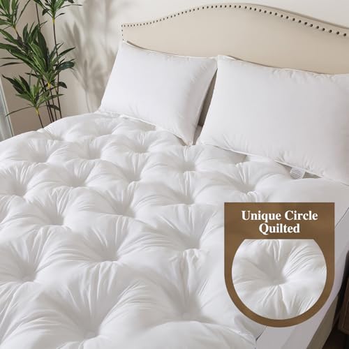 5 Inch Memory Foam Mattress Topper (Queen, 60x80),Deep Pocket