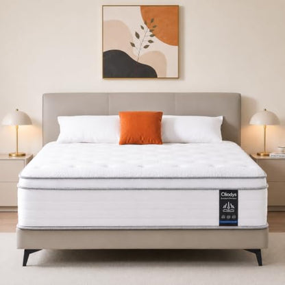 Full Mattress 12 Inch, Hybrid Spring Mattress, Medium Firm