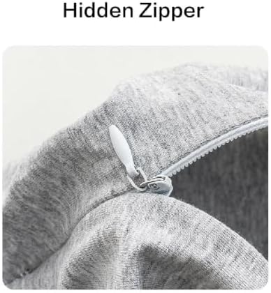 Desk Nap Pillow Portable Comfortable Head Support for Office Travel Car (Dark Grey)