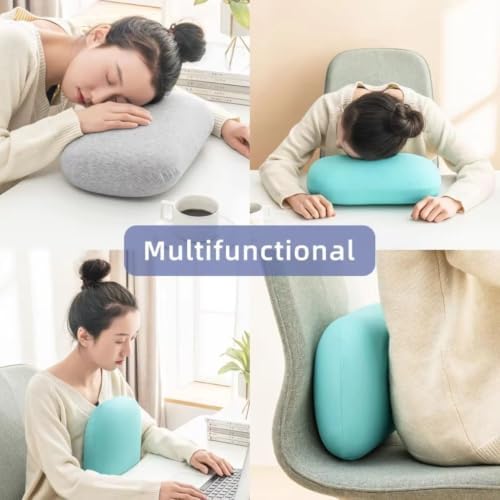 Desk Nap Pillow Portable Comfortable Head Support for Office Travel Car (Dark Grey)