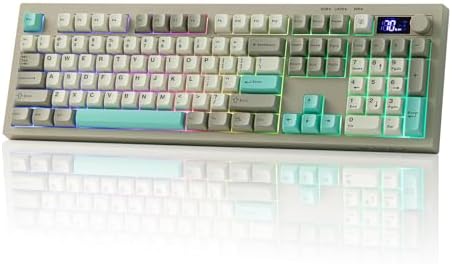 EPOMAKER Aula S102 PRO Membrane Gaming Keyboard w/TFT Screen & Volume Knob