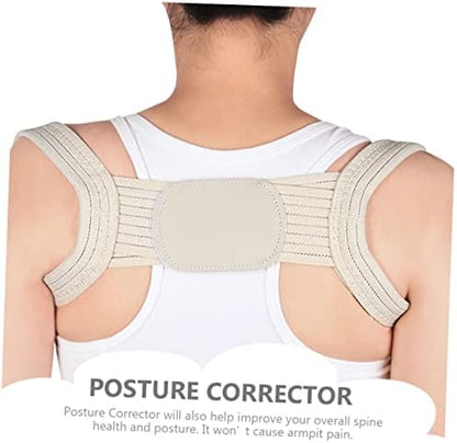 VALICLUD Posture Corrector Sticky Strap Back Brace for Men and Women