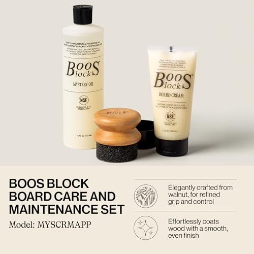 John Boos 3-Piece All-Natural Care & Maintenance Set
