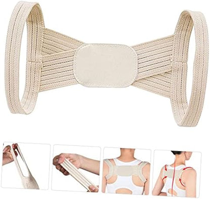 Posture Corrector Sticky Strap Back Brace for Office and Party Wear