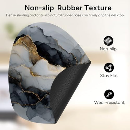 Water Drop Mouse Pad 7.3x8in Non-Slip for Laptop, Big Tree