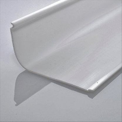 Beam Lighting Under Cabinet Light Cover Replacement | White Ribbed Acrylic Diffuser (Curved, 24") - size: 24 Inch, style: Curved