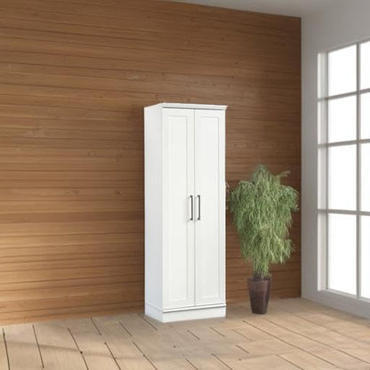 HomePlus Storage Cabinet/ Pantry cabinets, Soft White finish