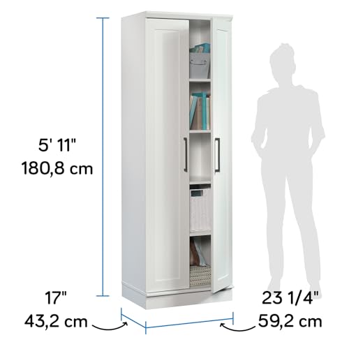 HomePlus Storage Cabinet/ Pantry cabinets, Soft White finish