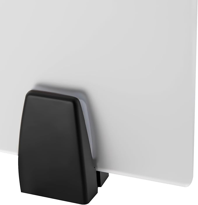 2 Pack Clamp-on Desk Privacy Panels, Frosted Acrylic Desk Dividers for Office School Call Center Reception Area, Noise and Visual Distractions Reducing Table Divider- 30" x 18"