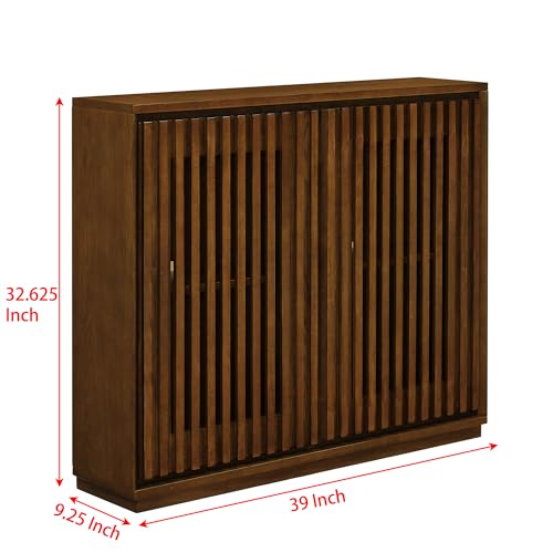 39" Mid Century Modern Sideboard Cabinet, Buffet Cabinet w/Storage