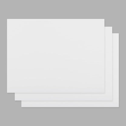 CMI Commercial Grade Cutting Board for Kitchens,Cutting Board Set,Thick White Plastic Chopping Board,24 x 18 x 1 Inch, White-Color 3 of Pack Set,NSF Approved
