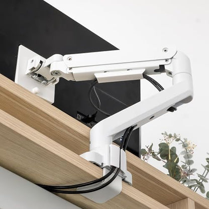 Desky Heavy Duty Ultrawide Monitor Arm Space Grey