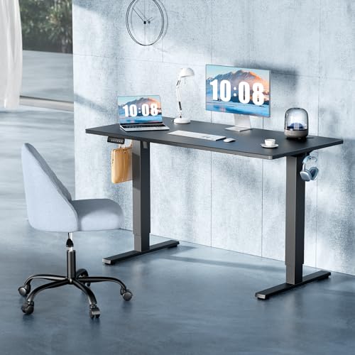 40 Inch Electric Standing Desk, Memory Adjustable Home Office Desk
