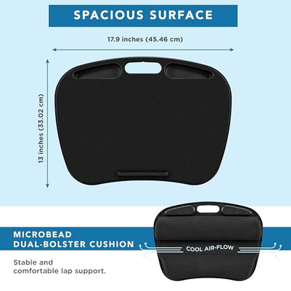 MyDesk Lap Desk – Black, Fits 15.6” Laptops