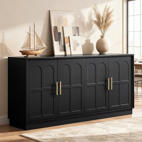 66.5" Sideboard Buffet Cabinet with Storage, Modern Credenza