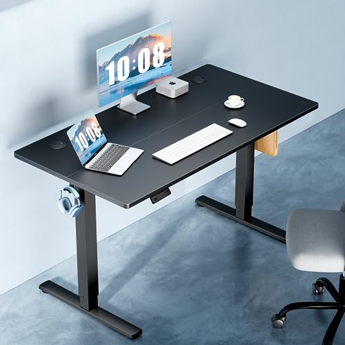 40 Inch Electric Standing Desk, Memory Adjustable Home Office Desk