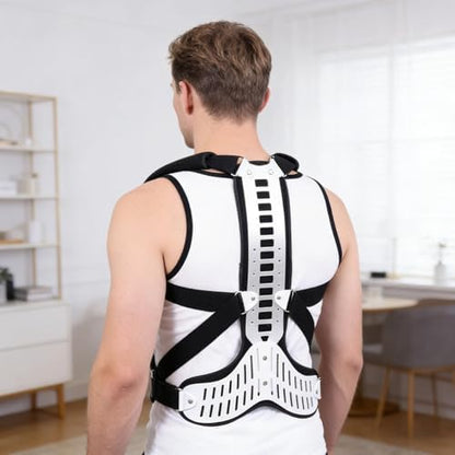 Posture Corrector Back Support Brace with Spine Support, Adult, Adjustable, Breathable, Slouching & Kyphosis, Hunched Back