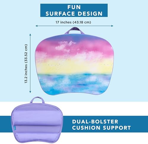 LAPGEAR MyStyle Lap Desk – Sunset Watercolor, Fits 15.6” Laptops
