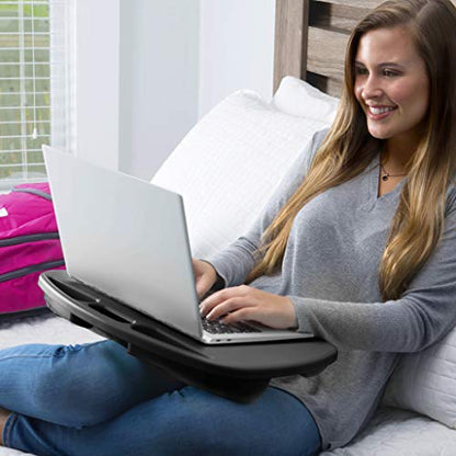MyDesk Lap Desk – Black, Fits 15.6” Laptops