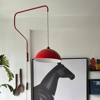 Modern Plug in Wall Sconce Mid Century Swing Arm Wall Lamp