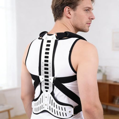 Posture Corrector Back Support Brace with Spine Support, Adult, Adjustable, Breathable, Slouching & Kyphosis, Hunched Back