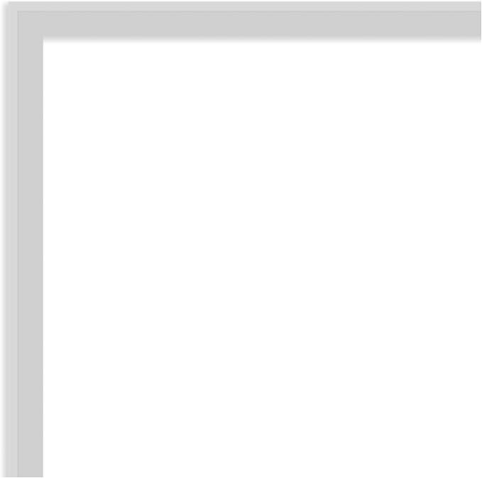 Amanti Art Silver Framed Magnetic Board 13x25 Small Vision Board for use with Magnets, 100% Metal Sheet to Display Items as Office Decor or for Home Organization in mudroom, Kitchen or Kids Room