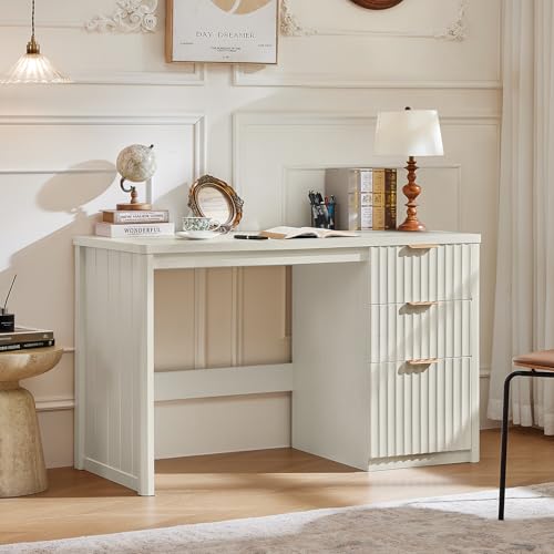 Office Desk 48" with 3 Drawers Storage File Cabinet