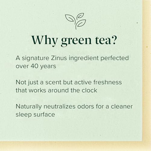 12 Inch Twin XL Green Tea Memory Foam Mattress, Medium Firm Feel