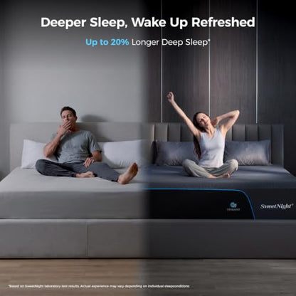 CoolNest Ultra 16 Inch King Size Memory Foam Mattress,Fresh Wake