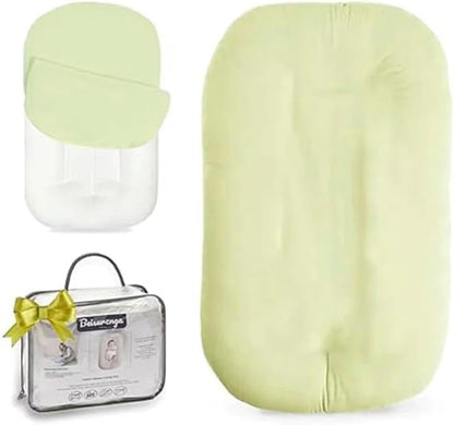Baby Lounger Newborn 0-24 Months, Home and Travel Infant Cushion-Yellow