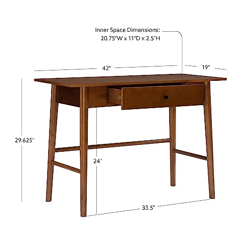 Melissa Mid Century Walnut Desk by