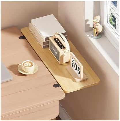 Desk Extender Tray, Wall Mounted Folding Desk Extension for Small Spaces