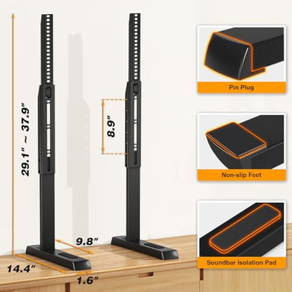 Table Top TV Stand Universal for 35-88 Inch Flat & Curved TVs