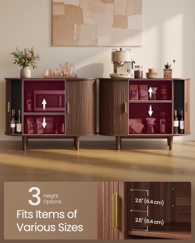 Storage Cabinet, Sideboard with Adjustable Shelves