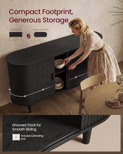 Storage Cabinet, Sideboard with Adjustable Shelves