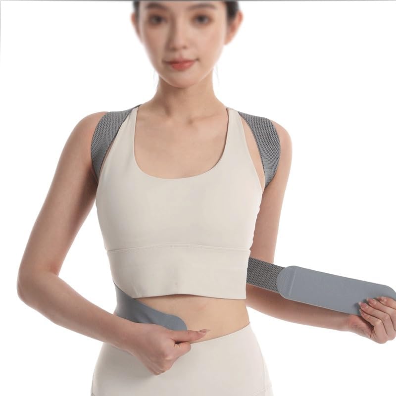 Office Straight Back Sitting Posture Device with Shoulder Opening for Men Women Daily Correction Band Daily Posture Correction