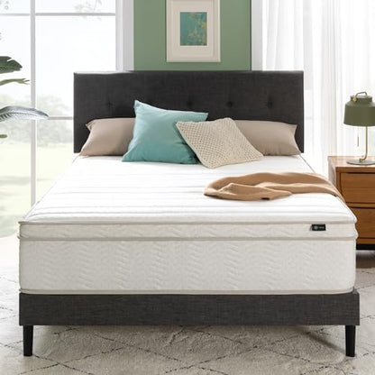 12 Inch Full Foam and Spring Hybrid Mattress, Medium Feel
