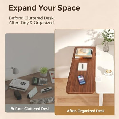 Desk Extender Plate, 90° Foldable Keyboard Tray, Keyboard Extension Table
